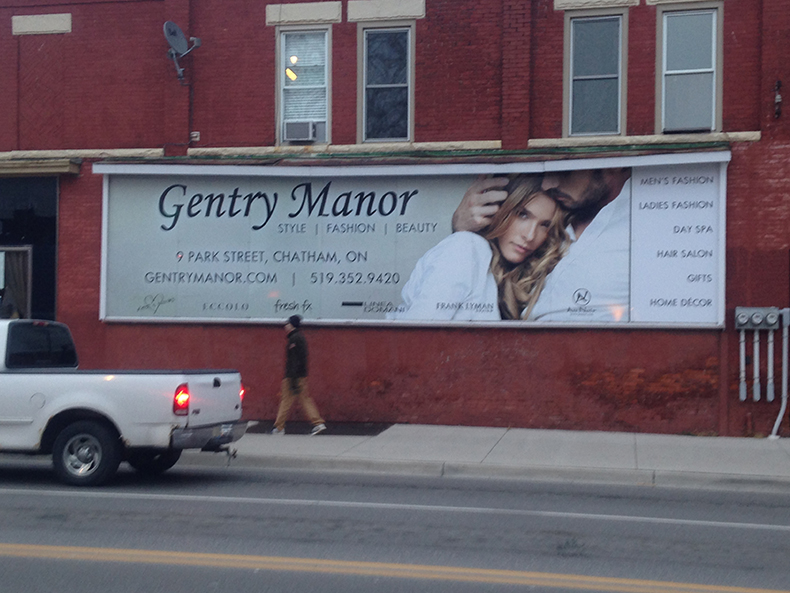 Gentry Manor Billboard